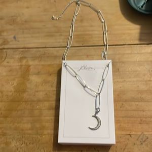 Jbloom ladies link necklace with/moon